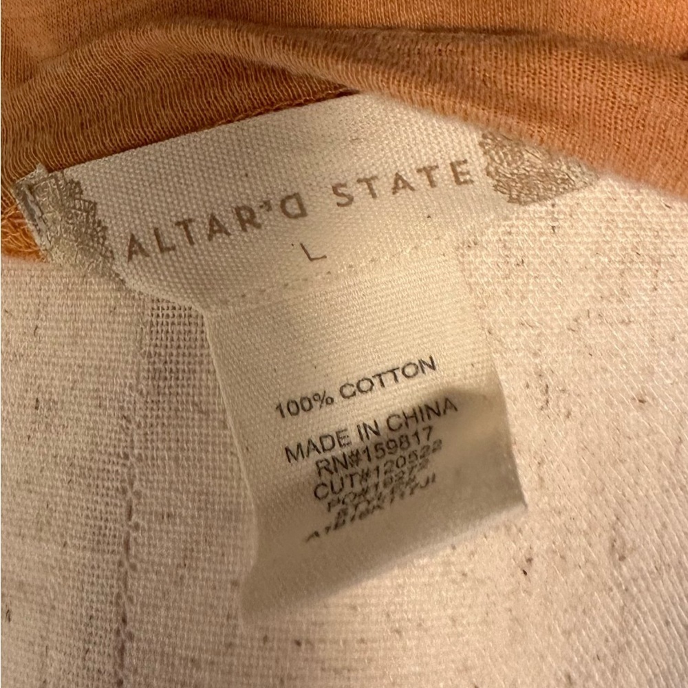 Altered State Woman’s Coral Ruffle Shirt​​ - Picture 9 of 11
